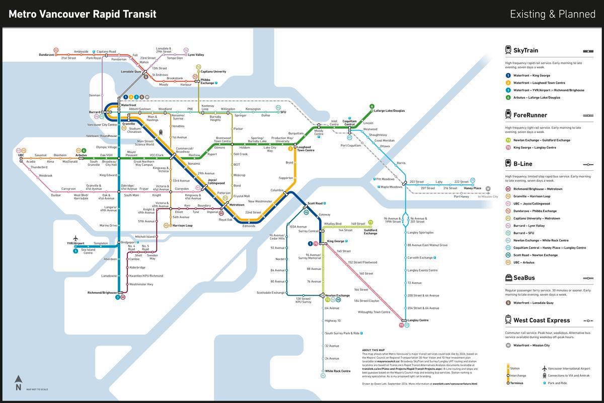 tranzyt kolei miejskiej mapie