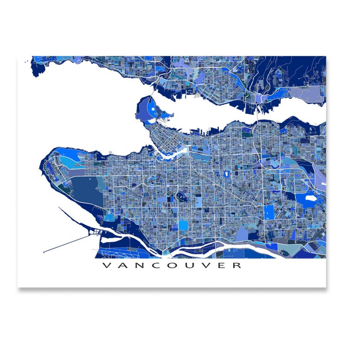 Mapa Vancouver sztuki