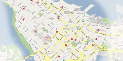 Mapa sklepu Vancouver
