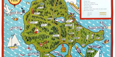 Karta Stanley park chodzić