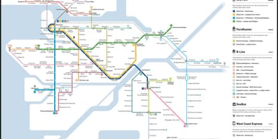 Mapa Vancouver Сибус
