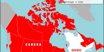 Mapa międzynarodowy port lotniczy w Vancouver Air Kanada