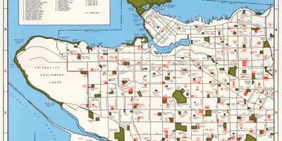 Mapa społeczności Vancouver 