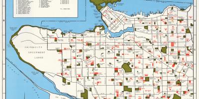 Mapa społeczności Vancouver 
