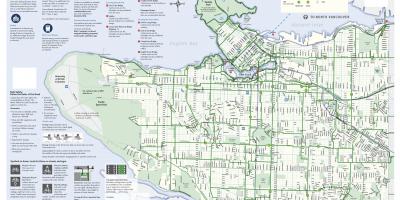 Vancouver велодорожку mapie